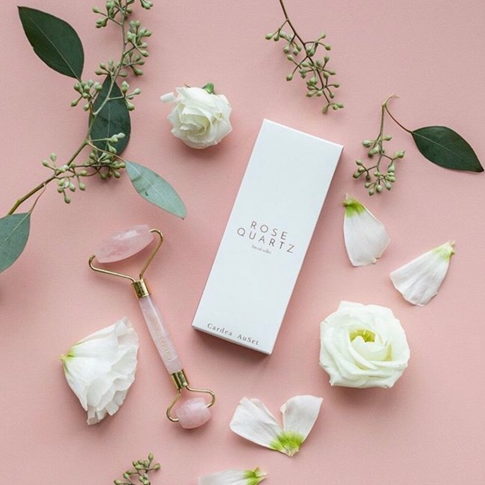 Cardea AuSet Rose Quartz Roller & Pheobe Face Oil